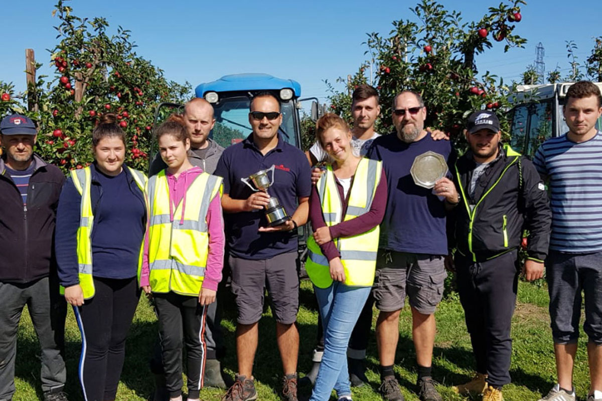 Seasonal workers at Adrian Scripps Ltd.